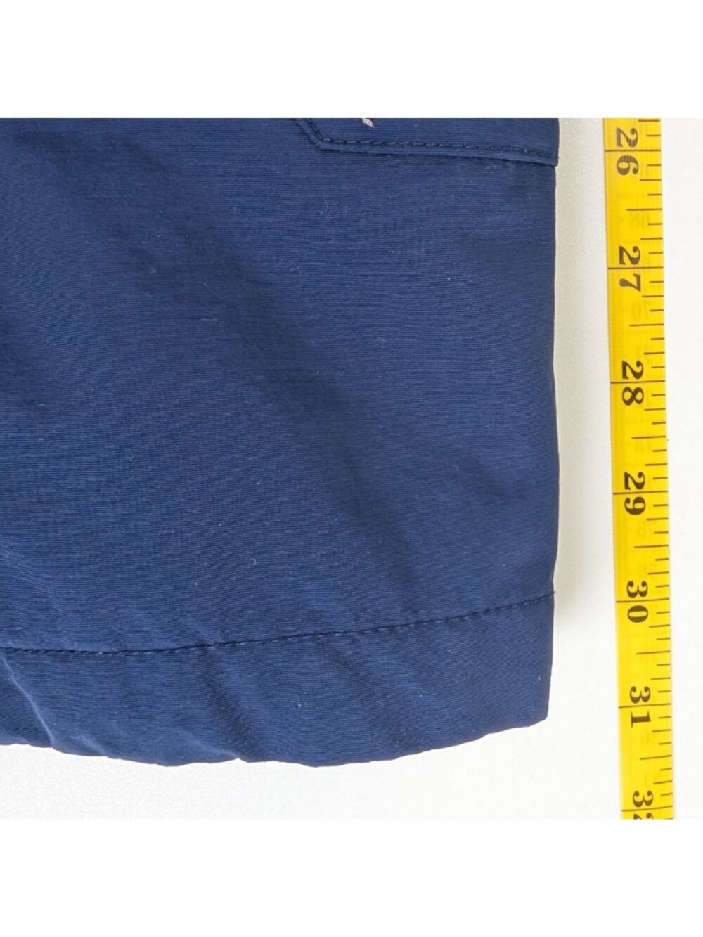 Lands End Womens Small Winter Jacket Navy Blue Hooded Fleece Lining Coat 6-8 - Picture 8 of 14